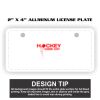 2" X 4" Aluminum License Plate  Thumbnail