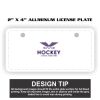 2" X 4" Aluminum License Plate  Thumbnail