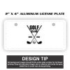 2" X 4" Aluminum License Plate  Thumbnail