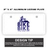 2" X 4" Aluminum License Plate  Thumbnail