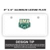 2" X 4" Aluminum License Plate  Thumbnail
