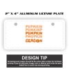 2" X 4" Aluminum License Plate  Thumbnail