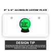 2" X 4" Aluminum License Plate  Thumbnail