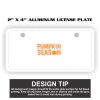 2" X 4" Aluminum License Plate  Thumbnail
