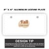 2" X 4" Aluminum License Plate  Thumbnail