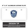 2" X 4" Aluminum License Plate  Thumbnail