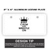 2" X 4" Aluminum License Plate  Thumbnail