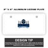 2" X 4" Aluminum License Plate  Thumbnail