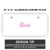 2" X 4" Aluminum License Plate  Thumbnail
