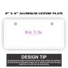 2" X 4" Aluminum License Plate  Thumbnail