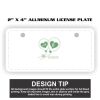 2" X 4" Aluminum License Plate  Thumbnail