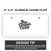 2" X 4" Aluminum License Plate  Thumbnail