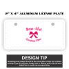 2" X 4" Aluminum License Plate  Thumbnail