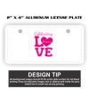 2" X 4" Aluminum License Plate  Thumbnail