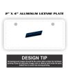2" X 4" Aluminum License Plate  Thumbnail