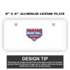 2" X 4" Aluminum License Plate  Thumbnail