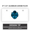2" X 4" Aluminum License Plate  Thumbnail