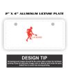 2" X 4" Aluminum License Plate  Thumbnail