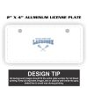 2" X 4" Aluminum License Plate  Thumbnail