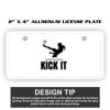 2" X 4" Aluminum License Plate  Thumbnail