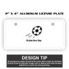 2" X 4" Aluminum License Plate  Thumbnail