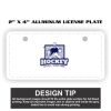2" X 4" Aluminum License Plate  Thumbnail