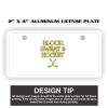 2" X 4" Aluminum License Plate  Thumbnail