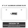 2" X 4" Aluminum License Plate  Thumbnail