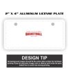 2" X 4" Aluminum License Plate  Thumbnail