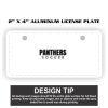 2" X 4" Aluminum License Plate  Thumbnail