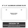 2" X 4" Aluminum License Plate  Thumbnail