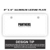 2" X 4" Aluminum License Plate  Thumbnail