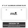 2" X 4" Aluminum License Plate  Thumbnail