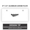 2" X 4" Aluminum License Plate  Thumbnail