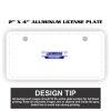 2" X 4" Aluminum License Plate  Thumbnail