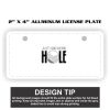 2" X 4" Aluminum License Plate  Thumbnail