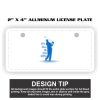 2" X 4" Aluminum License Plate  Thumbnail