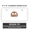 2" X 4" Aluminum License Plate  Thumbnail
