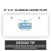 2" X 4" Aluminum License Plate  Thumbnail