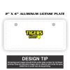 2" X 4" Aluminum License Plate  Thumbnail