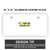 2" X 4" Aluminum License Plate  Thumbnail