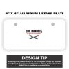2" X 4" Aluminum License Plate  Thumbnail