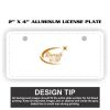2" X 4" Aluminum License Plate  Thumbnail