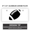 2" X 4" Aluminum License Plate  Thumbnail