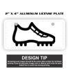 2" X 4" Aluminum License Plate  Thumbnail