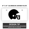 2" X 4" Aluminum License Plate  Thumbnail