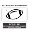 2" X 4" Aluminum License Plate  Thumbnail