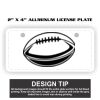 2" X 4" Aluminum License Plate  Thumbnail