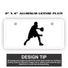 2" X 4" Aluminum License Plate  Thumbnail