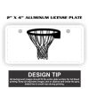 2" X 4" Aluminum License Plate  Thumbnail